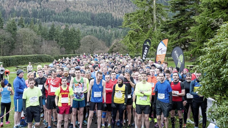 Born2Run enthusiasts on the start line at Tollymore earlier this year 