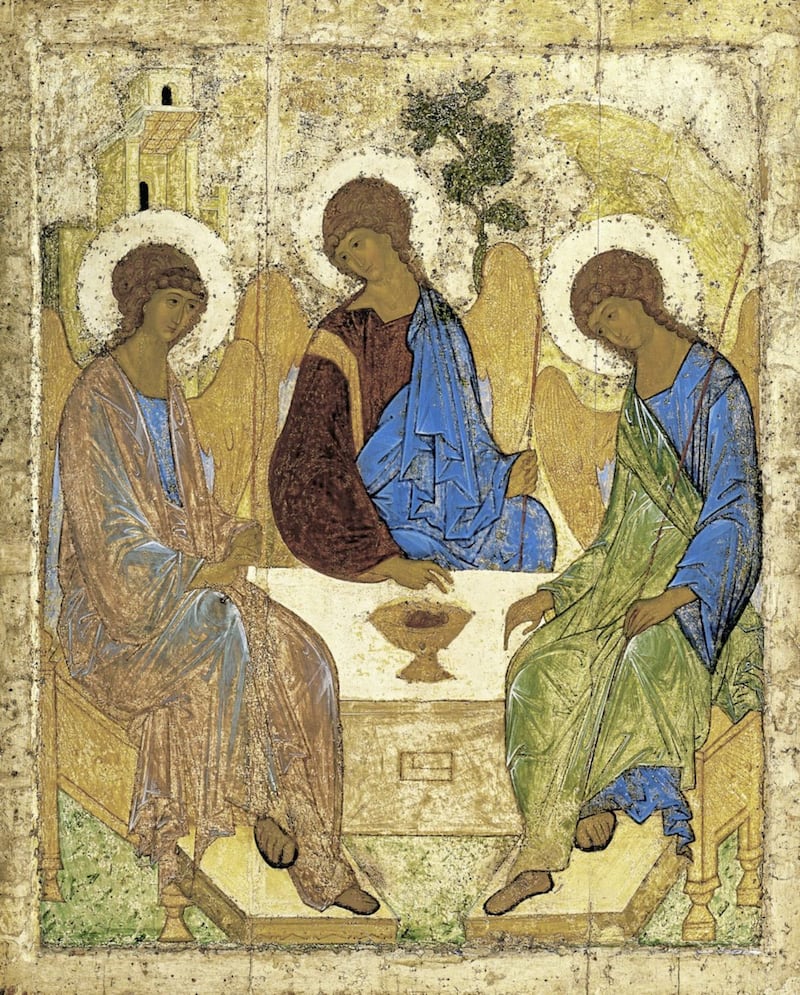 The Trinity, a 15th century icon by Russian painter Andrei Rublev, shows a relationship which is open to include others, says Bishop Donal McKeown 