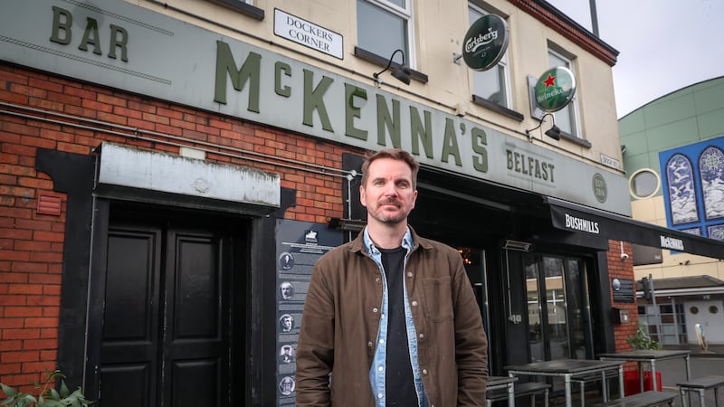 Kelvin Collins the new owner of McKenna's Bar in Dock Street. PICTURE: MAL MCCANN