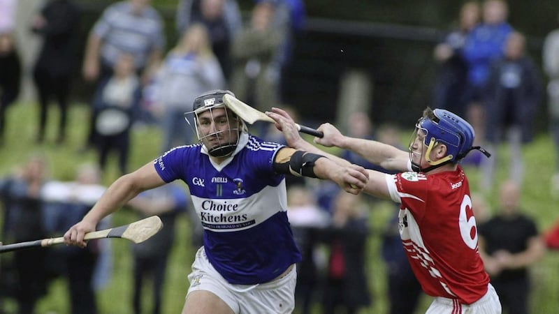 St John&#39;s Domhnall Nugent was inspirational in last week&#39;s defeat to Loughgiel Shamrocks Picture by Hugh Russell. 