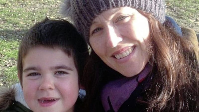 Alfie Dingley and his mother Hannah Deacon. Alfie suffers from a severe form of epilepsy and has received a long-term licence for cannabis oil.