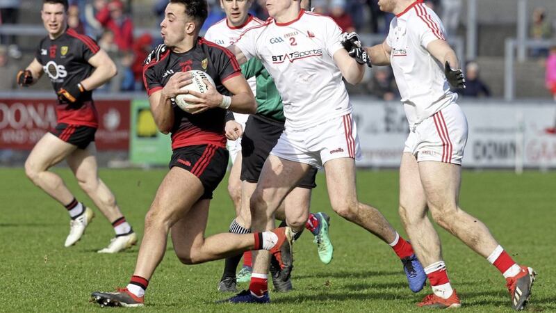 Ryan Johnston will miss Down&#39;s Ulster SFC opener after suffering a recurrence of his hamstring injury during a challenge game against Galway. 