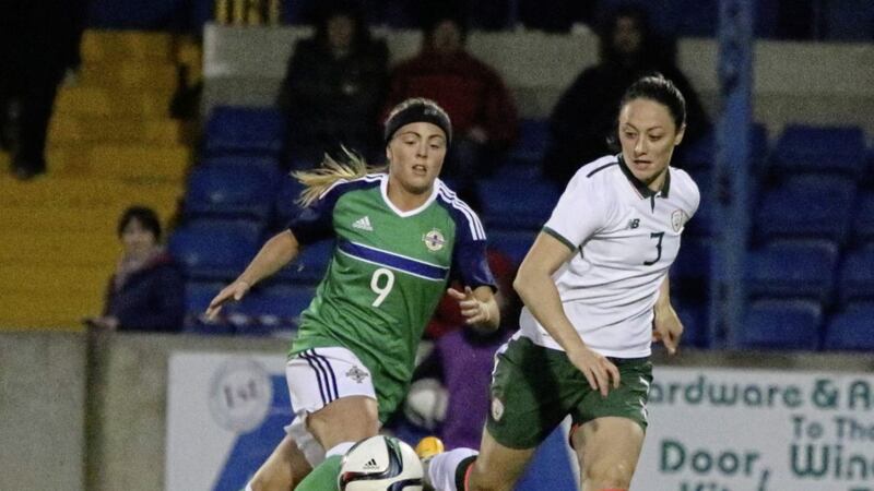 Megan Campbell (3) has been left out of the Republic of Ireland's Women's World Cup squad.