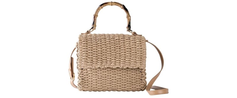 Straw Summer Bag, &pound;26.99, available from Freemans