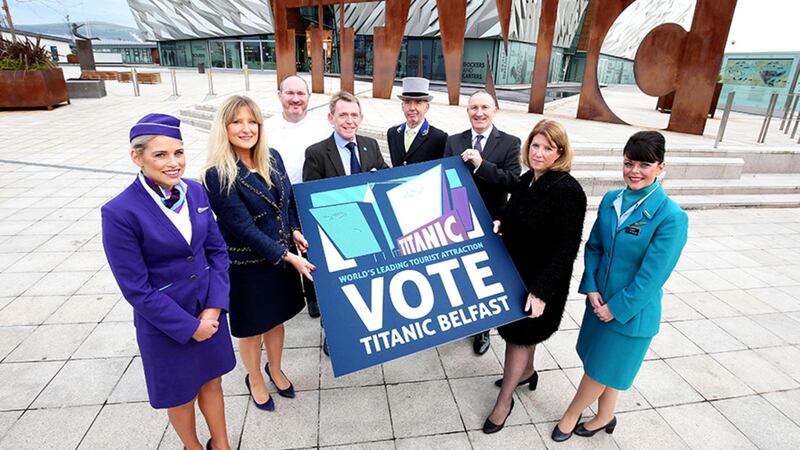 &nbsp;Titanic Belfast is one of just eight global finalists in the shortlist to win the title of the World's Leading Tourist Attraction - but clinching the prestigious title still rests on the number of online votes cast