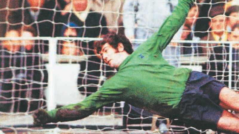 Goalkeeper Pat Jennings retired in 1986 with119 appearances for Northern Ireland