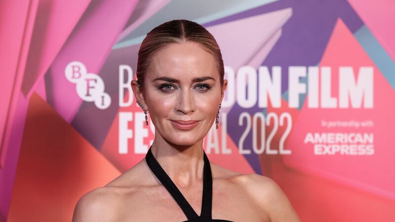 The 39-year-old actress arrived for the series’ world premiere at the BFI London Film Festival on Saturday.