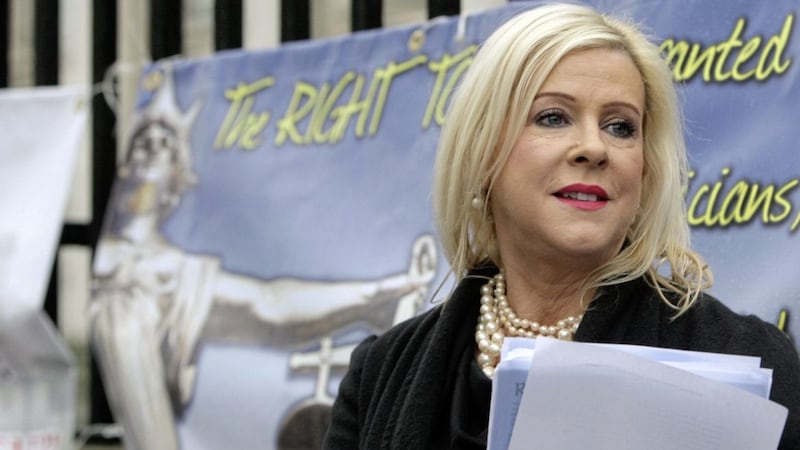 Bernie Smyth of pro-life group Precious Life sparked controversy yesterday over remarks she made relating to the case of Charlie Gard. Picture by Ann McManus 