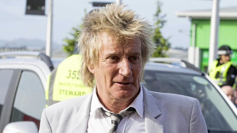 Rod Stewart has sang several lines from the rebel song &#39;Grace&#39; on the BBC, which he claims he was previously banned from singing by the corporation 