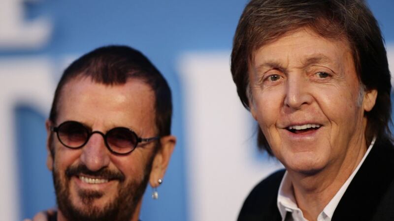 Paul McCartney and Ringo Starr come together for studio session