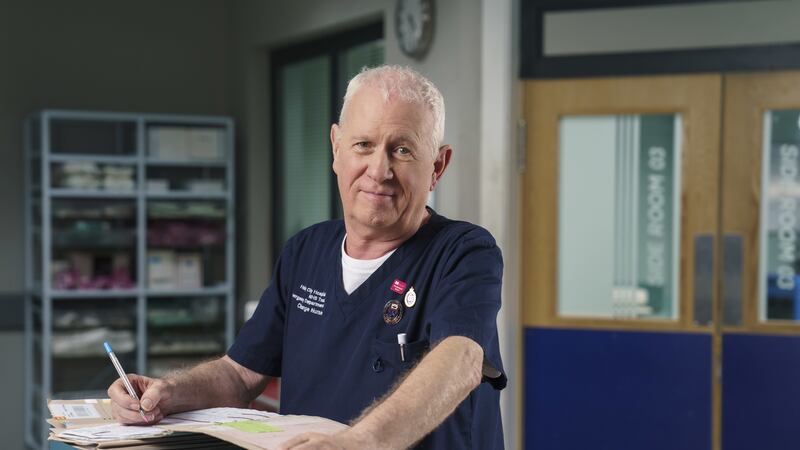 Derek Thompson as Charlie Fairhead in the BBC1 medical drama, Casualty