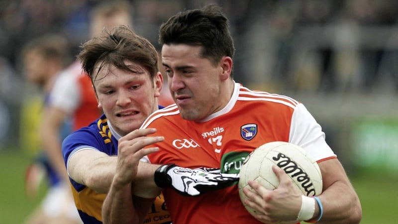 Armagh&#39;s Stefan Campbell is hoping to be playing Division One football next season 
