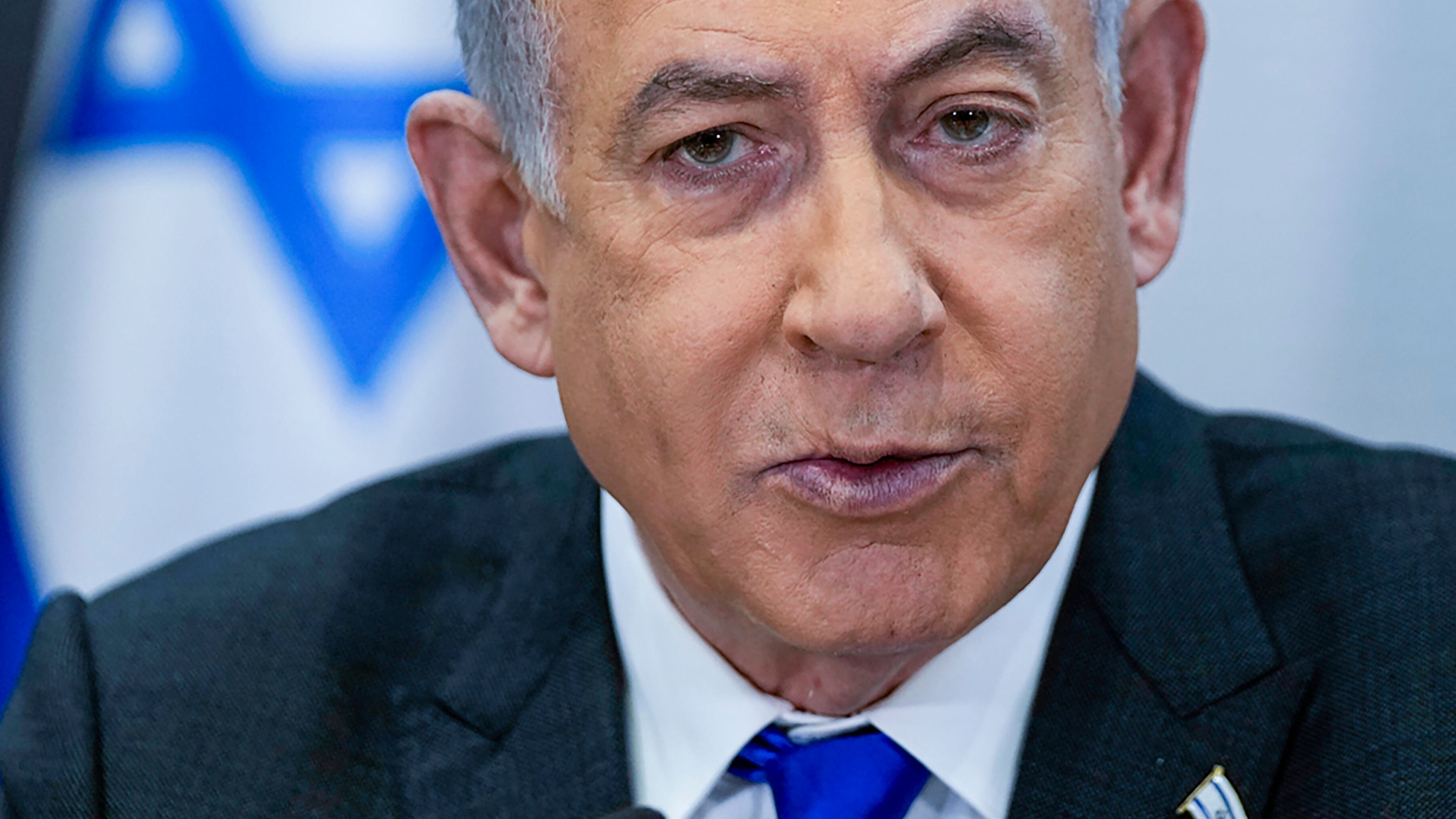 Israeli Prime Minister Benjamin Netanyahu said ‘if we need to, we will fight with our fingernails’ (AP)