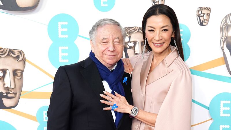 Michelle Yeoh and Jean Todt (Ian West/PA)