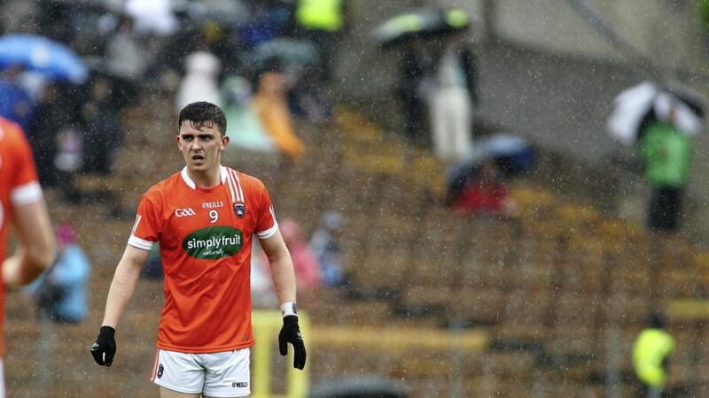 Eoghan McDonnell is one of those that will be hopeful of some game time for Armagh in their dead rubber with Wexford tomorrow. Picture by Seamus Loughran 