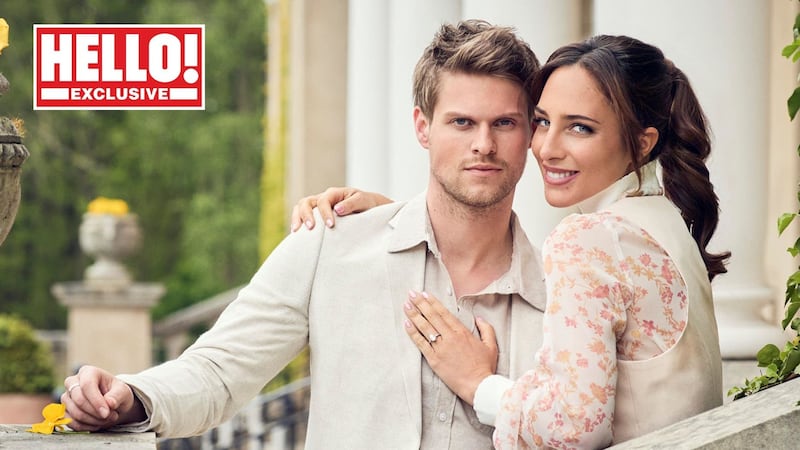 The couple are engaged and are expecting a baby in November, Hello! magazine reveals.