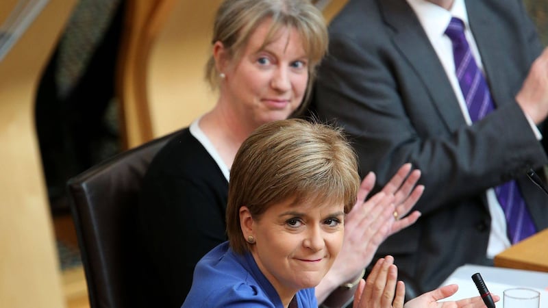 Nicola Sturgeon's SNP has 56 MPs, all of which currently have a say at Westminster in English affairs&nbsp;
