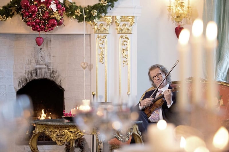 Andr&eacute; Rieu and his 60-piece Johann Strauss Orchestra&#39;s pre-Christmas Irish performances include a concert in Belfast next Thursday 