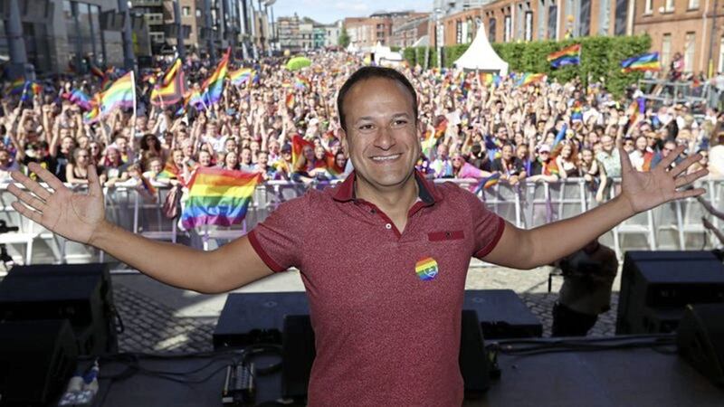 Taoiseach Leo Varadkar told Dublin&#39;s Pride parade in June that he would &quot;press for marriage equality across Ireland&quot; 
