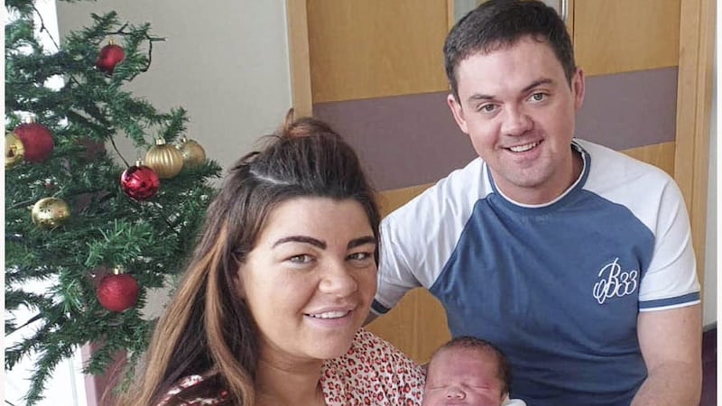 Proud parents Tamara and Sean-Paul Tierney welcomed the first baby of 2020. Their little boy Shane Paul was born at Altnagelvin hospital at one minute past midnight on January 1. 