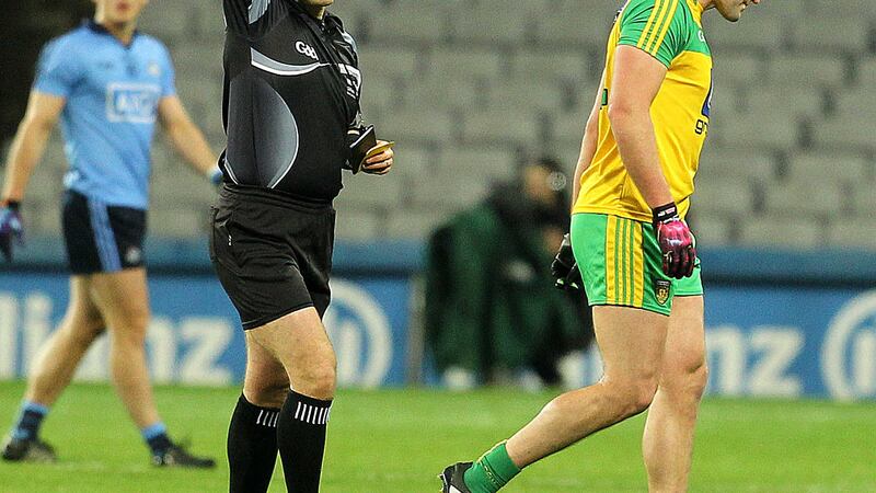 Donegal players Michael Murphy (above) and Paddy McGrath (below)&nbsp;