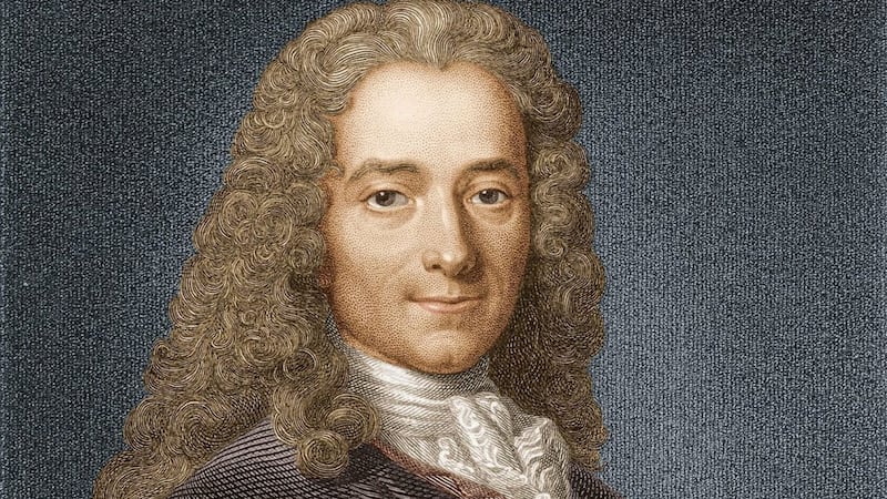 French writer, historian and philosopher Voltaire 