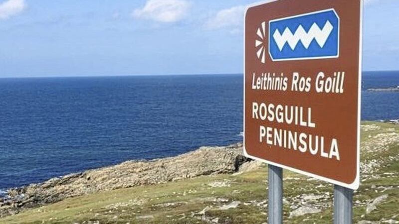 The caravan park is on the Rosguill Peninsula in Co Donegal. 
