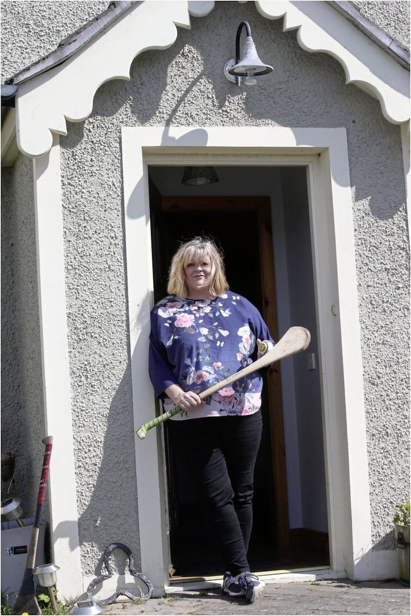 Jennifer Cultra outside her home in Co Down. Picture by Hugh Russell