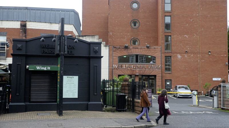 QUB are offering students accommodation in the Wellington Park Hotel in south Belfast. Picture by Mal McCann 