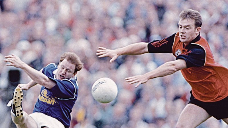 Ballymartin&#39;s Paul Higgins won two All-Ireland titles with Down during the early 1990s, and was a cornerstone of the defence under Pete McGrath. Picture by Ann McManus 