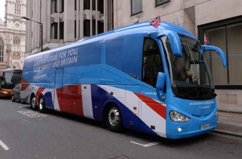 Conservative Party's 'battle bus'