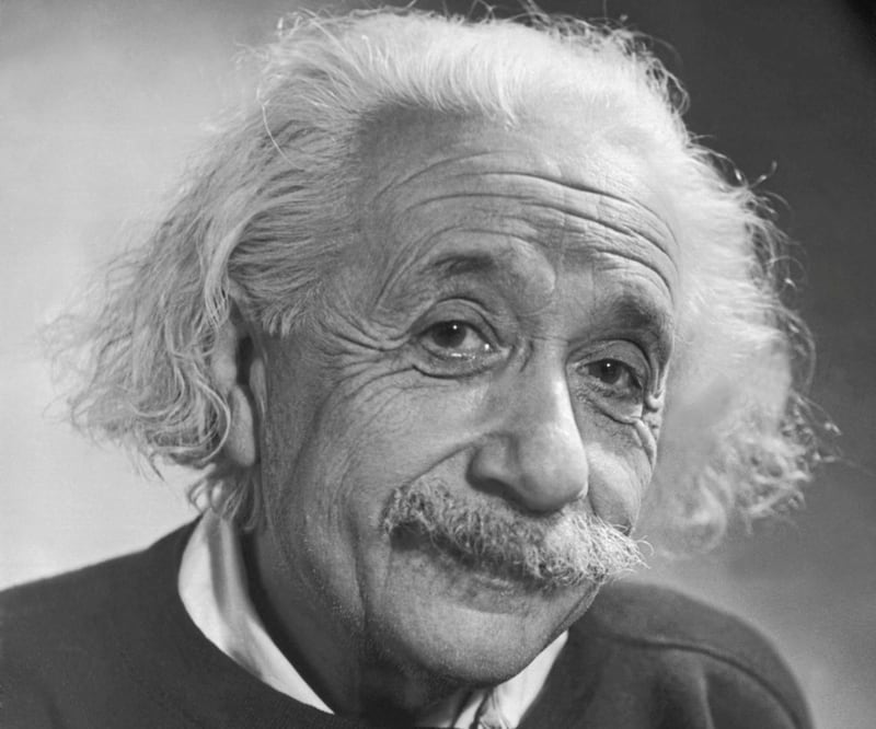 Albert Einstein was not conventionally religious &quot;but he drew back from professing atheism because of the amazing order he saw in the laws of physics&quot; 