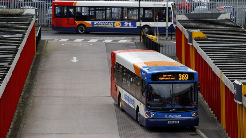 The bus firm plans to use the vehicle without a driver in bus depots.