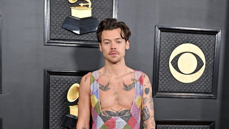 Pop Star Harry Styles at the Grammys (Alamy/PA)