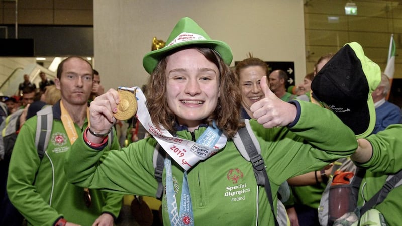 Team Ireland&#39;s Sarah-Louise Rea who won gold in Badminton at the 2019 World Summer Games in Abu Dhabi earlier this year 