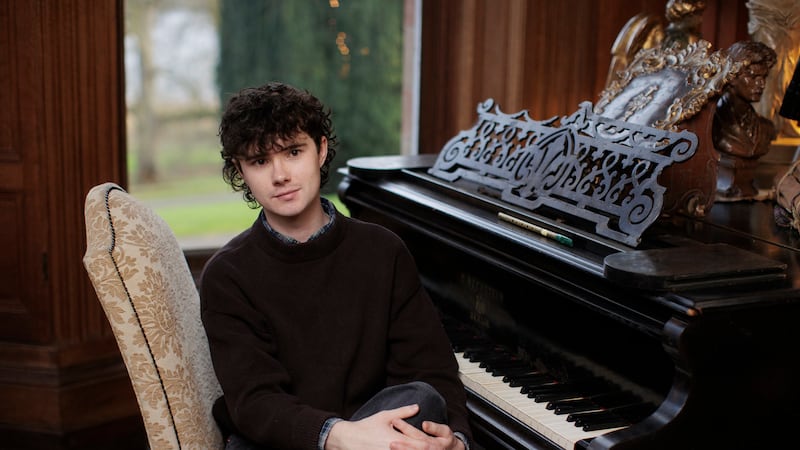 22-year-old pianist Jamie Duffy at Castle Leslie in Monaghan