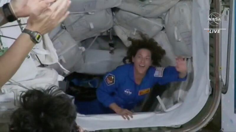 Nicole Mann on the Space Station