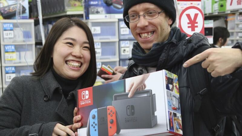 Lots of very excited people have woken up to their Nintendo Switch delivery