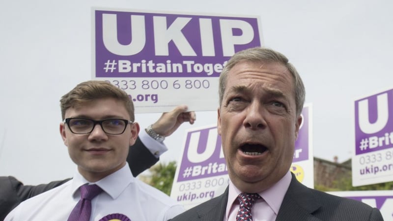 The former Ukip leader said the US president had been elected on a promise to withdraw from the accord.