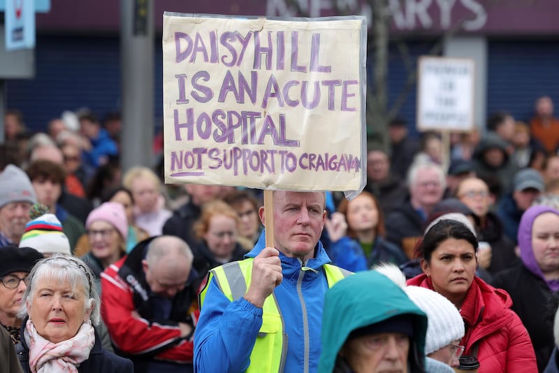 Press Eye - Belfast - Northern Ireland - 25th October 2026
Rally in Marcus Square in Newry city centre against the proposed closure of the Daisy Hill maternity services.
SDLP MLA Justin McNulty.
Picture by Jonathan Porter/PressEye