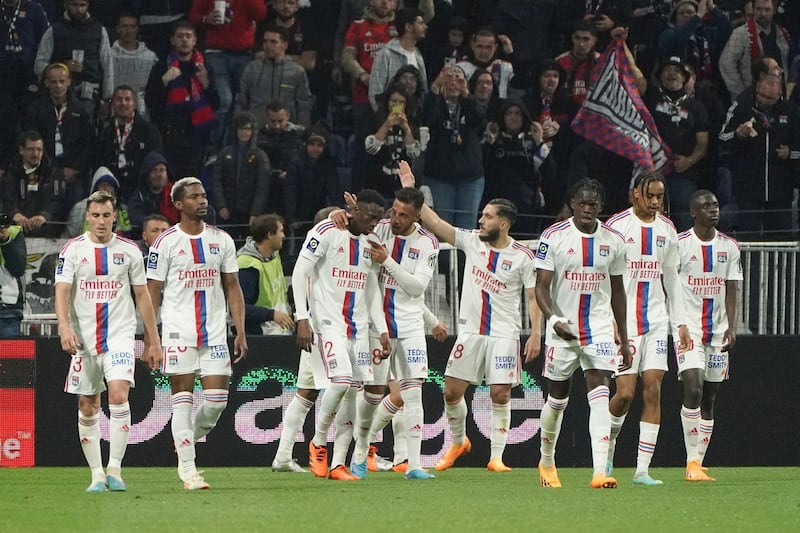 Lyon boosted their hopes of a European spot next season (Laurent Cipriani/AP)