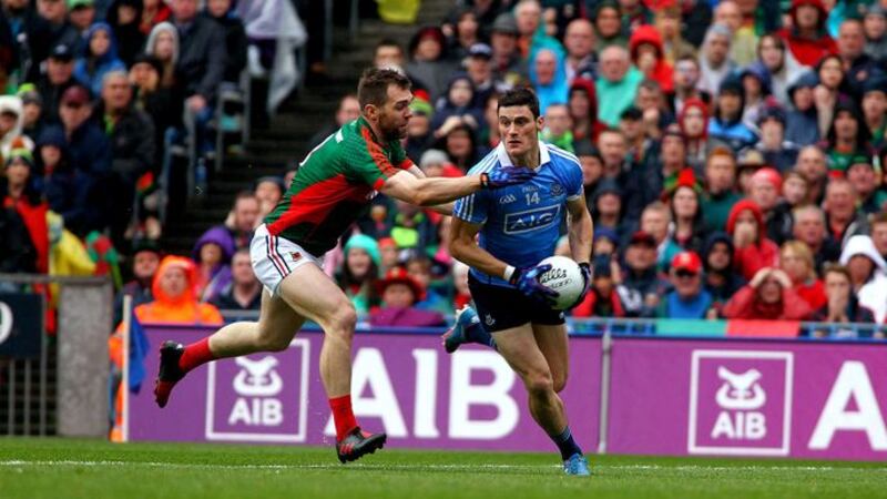 &nbsp;In a bizarre game from start to finish, Mayo scored both of Dublin's goals for them