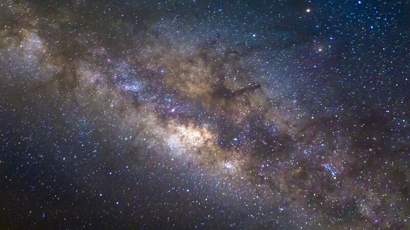 One traveller managed to record a timelapse video of the Milky Way during an overnight flight in the US.