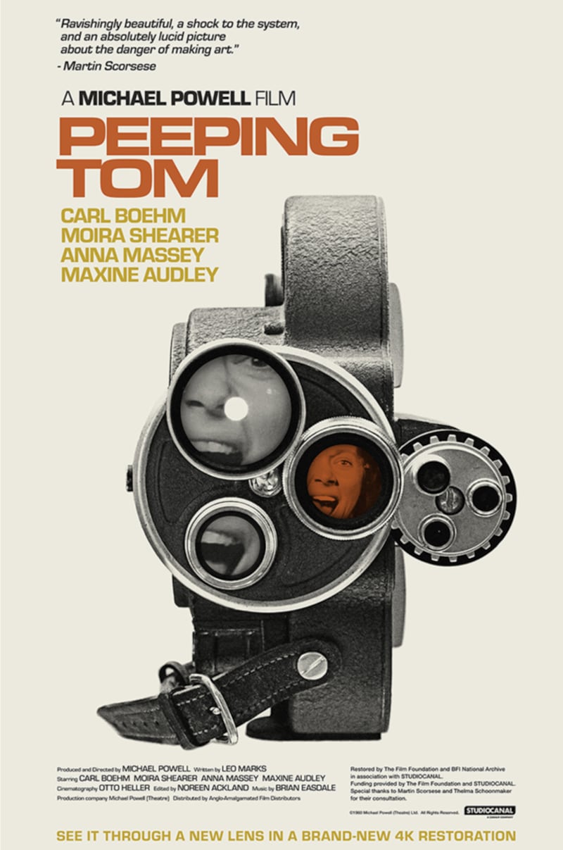Michael Powell's Peeping Tom, now available in a 4K restoration from Studio Canal