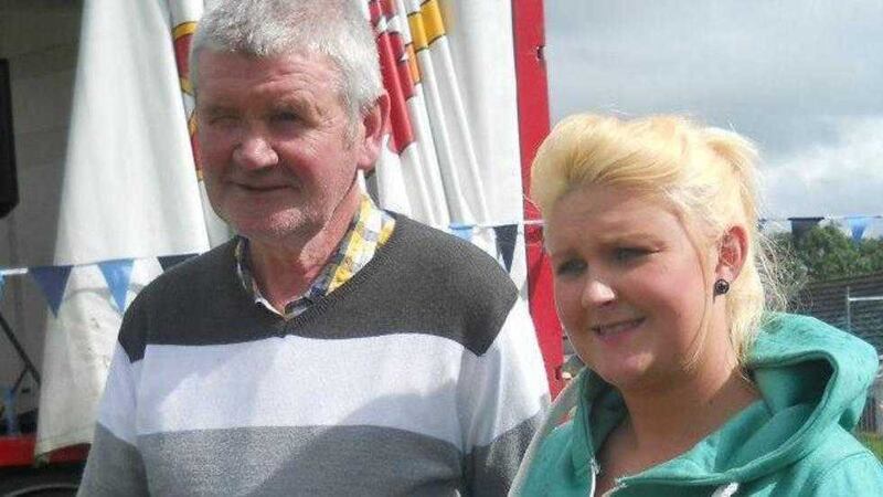 Patsy McCroary with his daughter Samantha, who has slammed the jail term given to the drunk driver who killed him 