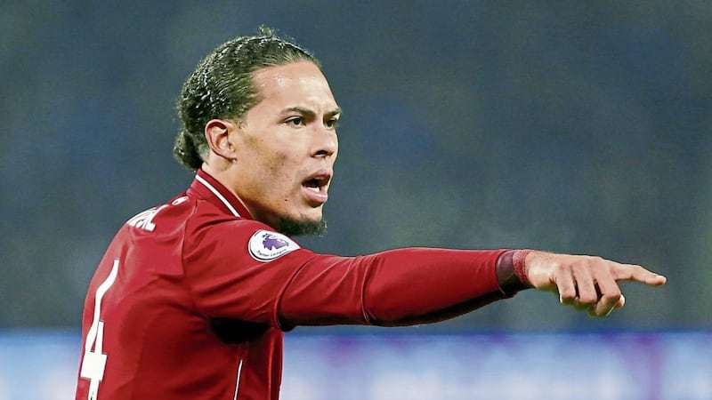 Liverpool&#39;s Virgil van Dijk had a rough time of it against Barcelona on Wednesday night 