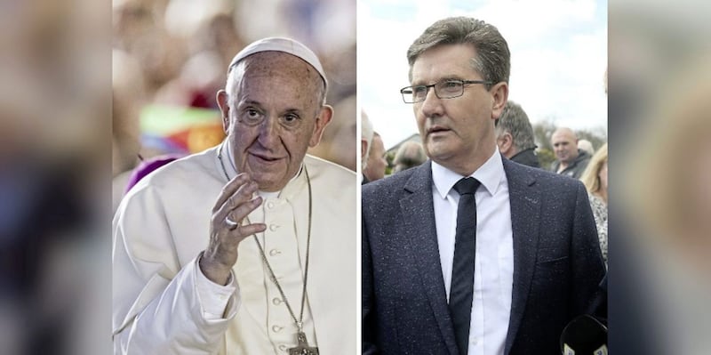 Pope Francis and Daniel O&#39;Donnell 