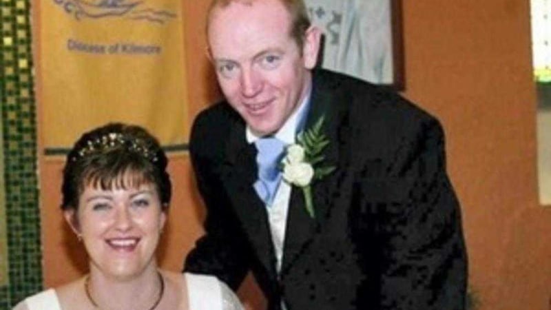 Pearse McAuley and former Sinn Fein councillor Pauline Tully at their 2003 wedding 