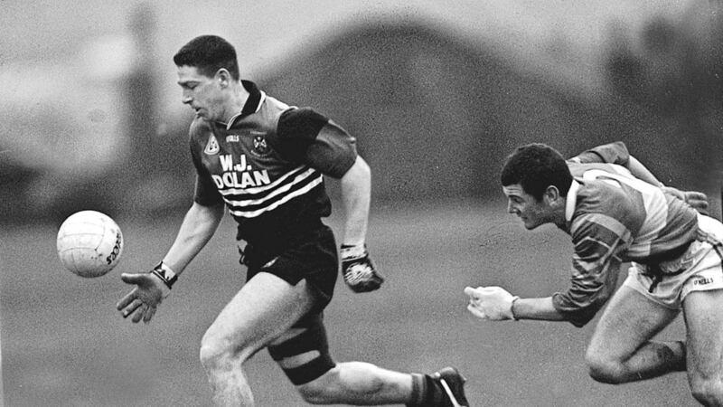 Diarmaid Marsden in his Sigerson days with Queen&#39;s. Legendary coach Dessie Ryan described the Armagh ace as the &quot;magic man&quot; on a football field 