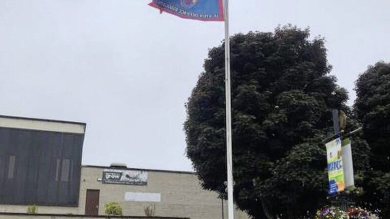 A UDA flag has been put up outside Causeway Coast and Glens council offices in Limavady 